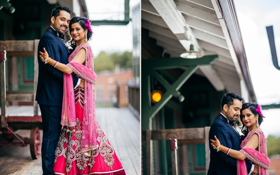 bride and groom indian wedding photoshoot